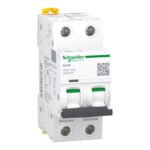 Schneider A9F94220 |Miniature circuit-breaker, Acti9 iC60L, 2P, 20 A, C curve, 15000 A (IEC 60898-1), 25 kA (IEC 60947-2)