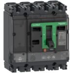 Schneider C10B42D040 | Circuit breaker ComPacT NSX100B, 25kA at 415VAC, MicroLogic 2.2 trip unit 40A, 4 poles 4d