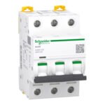 schneider A9F87325 | Miniature circuit-breaker, Acti9 iC60H, 3P, 25 A, C curve, 10000 A (IEC 60898-1), 15 kA (IEC 60947-2)