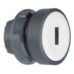 Schneider ZB5AA131 | Push button head, plastic, flush, white, Ø22, spring return, marked I