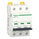 Schneider A9K24306  | Miniature circuit-breaker, Acti9 iK60N, 3P, 6 A, C curve, 6000 A (IEC 60898-1)