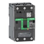 Schneider C11E3TM100B | Circuit breaker, ComPacT NSXm 160E, 16kA/415VAC, 3 poles, TMD trip unit 100A, lugs/busbars