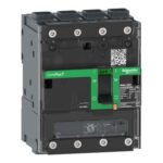 Schneider C12H6TM160L | Circuit breaker, ComPacT NSXm 160H, 70kA/415VAC, 4 poles 3D (neutral not protected), TMD trip unit 160A, EverLink lugs