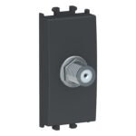 Schneider LMR6128003 | Easy Styl - 1 module Video SAT Socket Outlet - 1 gang - Black
