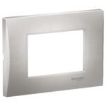 Schneider LMR7263005 | Easy Styl Cover Frame Mode 3 Modules Silver