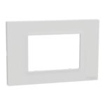 Schneider M3TB03_ALU | Cover frame, Miluz E, 3 gang, Aluminium