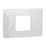 Schneider NU210218 New Unica | Cover frame, New Unica, 1 gang, 2 modules, white