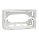 Schneider NU810418 | Surface box, New Unica, 4 modules, 4 knock outs holes, white