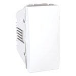 Schneider MGU3.105T.18 | Unica - rocker switch - intermediate - 10 AX 250 VAC - 1 m - white
