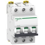 Schneider A9F77340 Acti9 40 A |Miniature circuit-breaker, Acti9 iC60N, 3P, 40 A, C curve, 6000 A (IEC 60898-1), 10 kA (IEC 60947-2)