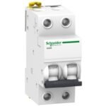 Schneider A9K24206 | Miniature circuit-breaker, Acti9 iK60N, 2P, 6 A, C curve, 6000 A (IEC 60898-1)