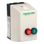 Schneider LE1D25Q7 | Enclosed DOL starter,TeSys LE,25A,380V AC coil,including 1 LC1D,2 pushbuttons