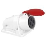 Schneider PKF16W434 | PratiKa socket - screw - angled - 16A - 3P + E - 380...415 V AC - wall