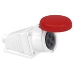 Schneider PKF32W734 | PratiKa socket - screw - angled - 32A - 3P + E - 380...415 V AC - wall