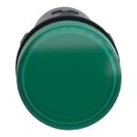 Schneider XA2EVM3LC Harmony | Round pilot light Ø 22 - green - integral LED - 220 V AC - screw clamp terminals