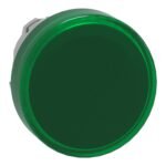 Schneider ZB4BV033 | Pilot light head, metal, green, Ø22, plain lens for integral LED