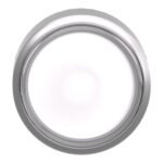 Schneider ZB4BW31 | Illuminated push button head, metal, flush, white, Ø22, spring return, plain lens for BA9s bulb