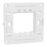 Schneider M3TB01S_E2 | Supporting Frame, Miluz E, 2 gang, white