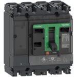 Schneider C10N6TM100 Compact | Circuit breaker, ComPacT NSX100N, 50kA/415VAC, 4 poles 3D (neutral not protected), TMD trip unit 100A