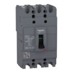 Schneider EZC100F3025 | circuit breaker Easypact EZC100F - TMD - 25 A - 3 poles 3d