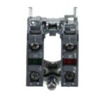 Schneider ZB4BZ105 | Single contact block with body/fixing collar, metal, screw clamp terminal, 1 NO + 1 NC